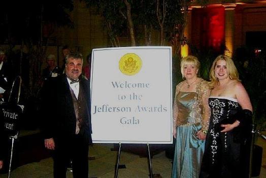 Scott, Charlene, and our daughter Danielle at the National Ceremonies